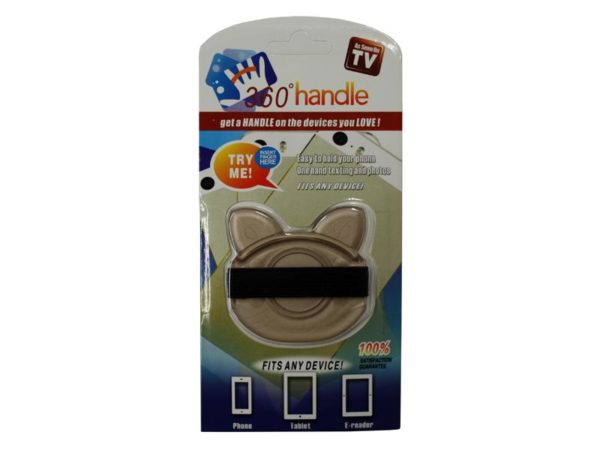 Smartphone and Tablet Holder - 360 handle Gold