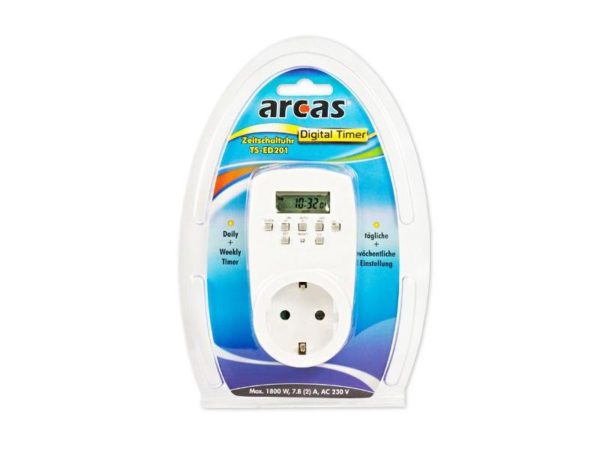 Arcas Digital Timer TS-ED201 (White)