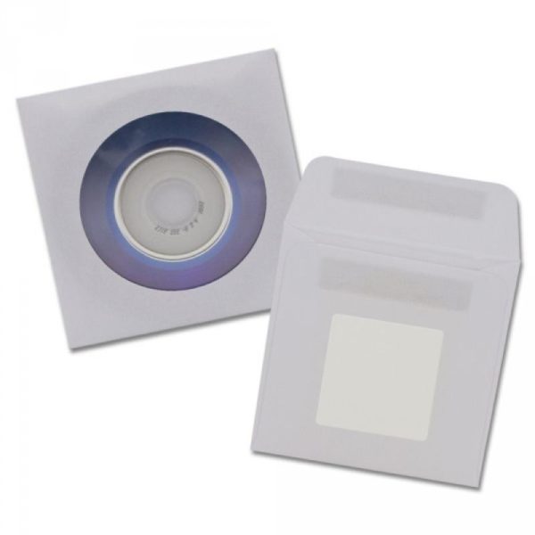 CD Papierfenstertasche Mini mit Klebepunkt 100 St 201081