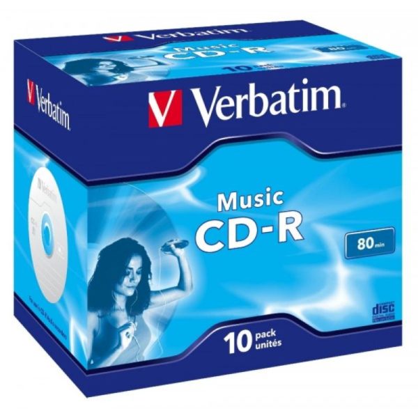 CD-R 80 Verbatim Audio 16x 10er Jewel Case 43365