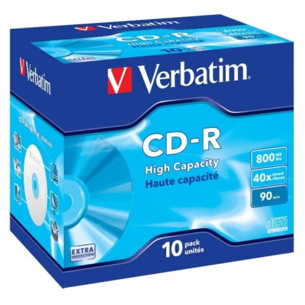 CD-R 90 Verbatim 40x DL 10er Jewel Case 43428