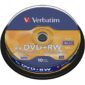 DVD+RW 4.7GB Verbatim 4x 10er Cakebox 43488
