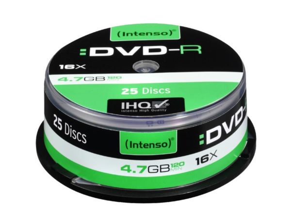 Intenso DVD-R 4,7 GB 16x Speed - 25pcs Cake Box