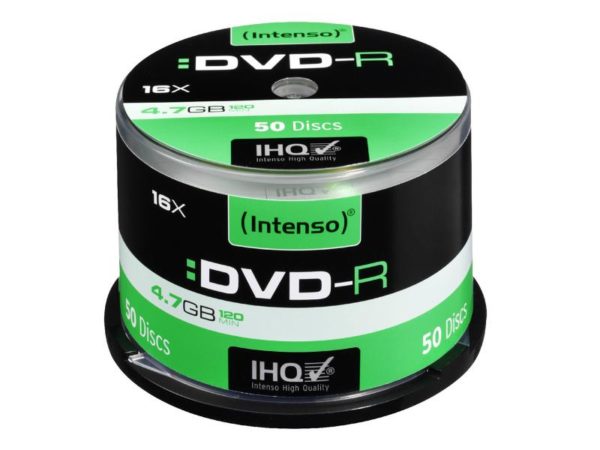 Intenso DVD-R 4,7 GB 16x Speed - 50pcs Cake Box