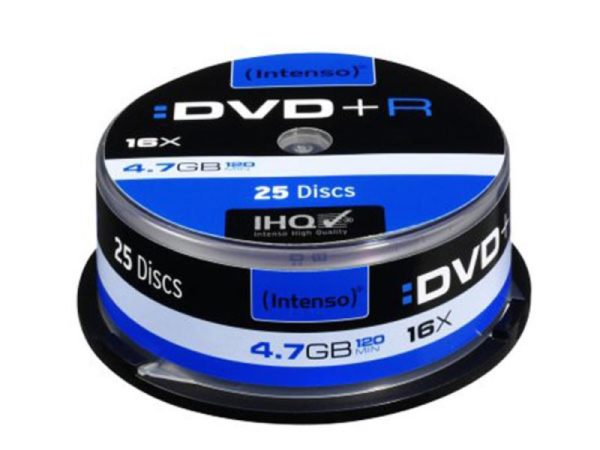 Intenso DVD+R 4,7 GB 16x Speed - 25pcs Cake Box