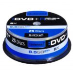 Intenso DVD+R 8,5 GB DL Double Layer 8x Speed - 25pcs Cake Box