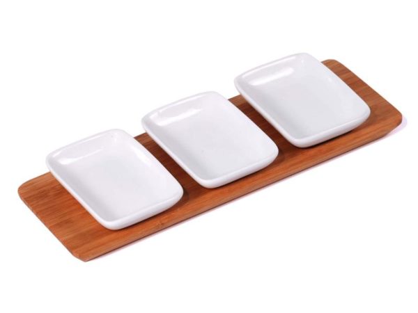 MK Bamboo BIRNINGHAM - Dip Tray Set (4 pcs)