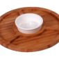 MK Bamboo GLASGOW - Chip & Dip Tray with 1 Bowl