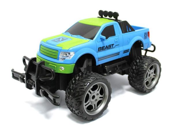 RC Monster Truck PHANTOM SPAN Beast 116 4-Channel (blue-green)