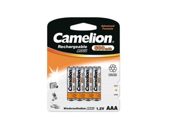 Rechargeable batteries Camelion AAA Micro 600mAh (4 Pcs)