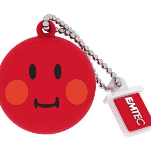 USB FlashDrive 8GB EMTEC SmileyWorld -Shame- (Red)