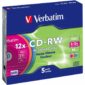 CD-RW 80 Verbatim 12x 5er Slim Case 43167