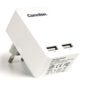 Camelion Dual USB Power Adapter White (AD569)