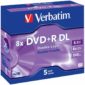 DVD+R 8.5GB Verbatim 8x 5 JC 43541