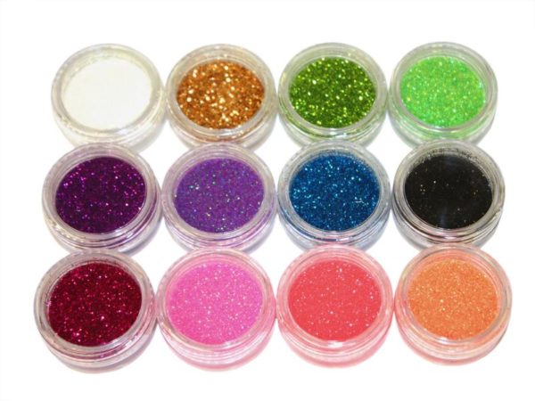 Nail Design Kit (Glitter Powder)