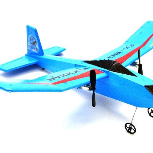 RC Airplane 2 Channel Flybear 807 RTF with 2,4 Ghz remote control (blue)