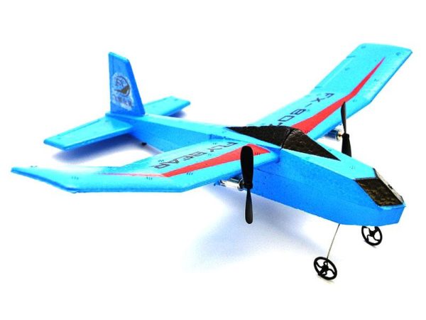 RC Airplane 2 Channel Flybear 807 RTF with 2,4 Ghz remote control (blue)