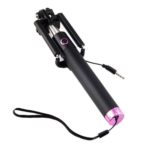 selfie stick with cable