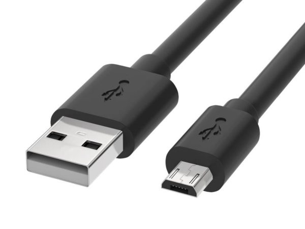 USB Cable - Micro USB - 3,0 Meter (Black)