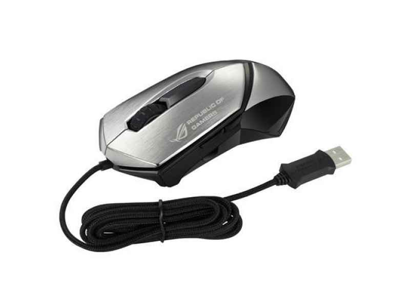 ASUS GX1000 USB Laser 2800DPI Silver mice 90-XB3B00MU00040-