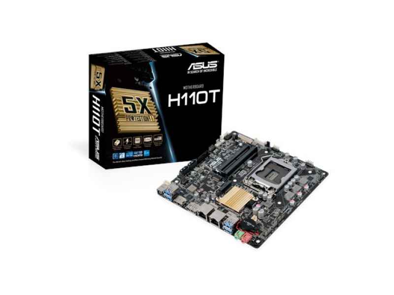ASUS H110T Intel H110 LGA 1151 (Socket H4) Mini-ITX motherboard 90MB0Q40-M0EAY0