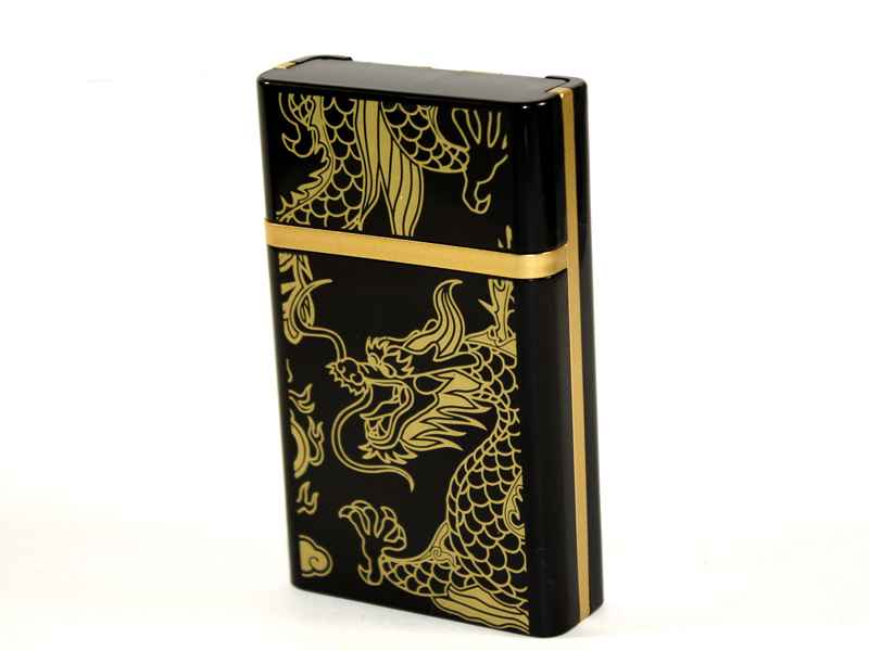 Case for 8 cigarettes with USB Lighter (Dragon)