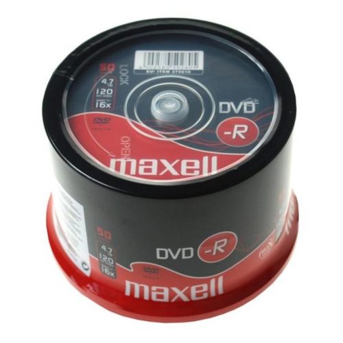 DVD-R 4.7GB Maxell 16x 50er Cakebox 275610