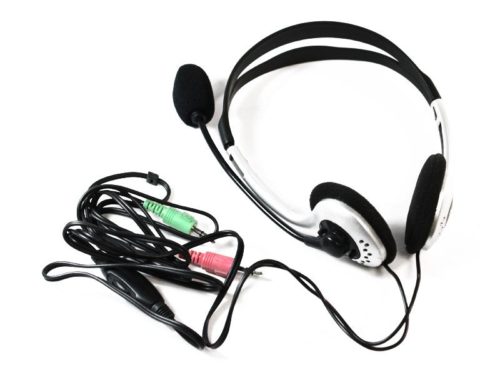 Digicomm Dynamic Stereo Headphones Headset Black
