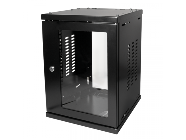 Logilink 10 SOHO Wallmount Enclosure 8HE 312x300mm, assembled, black (W09Z33B)