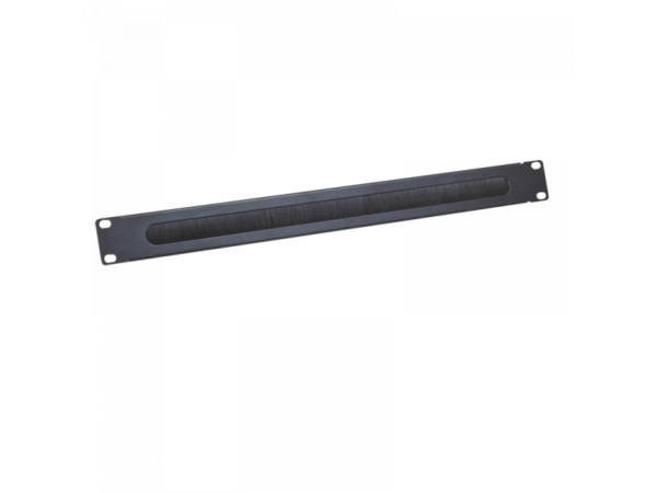 Logilink 19 Cable Entry 1HE with Brush Insert, black (ORCEB1B)