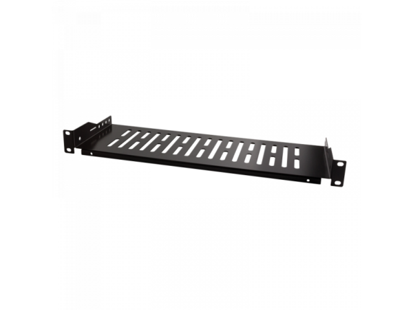 Logilink 19 Cantilever Shelf, Front Screw Fixing d=150 mm, Black (SF1C25B)