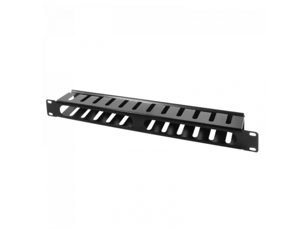Logilink 19 Covered Cable Organizer 1HE, black (ORCC01B)