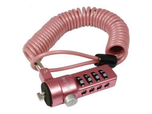 Logilink Laptop anti-theft lock, Pink (NBS007)
