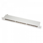 Logilink Patch Panel 19-mounting Cat.6A STP 24 ports, grey  (NP0060)