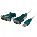 Logilink USB 2.0 zu Seriell Adapter, 9+25 Pin (UA0042A)
