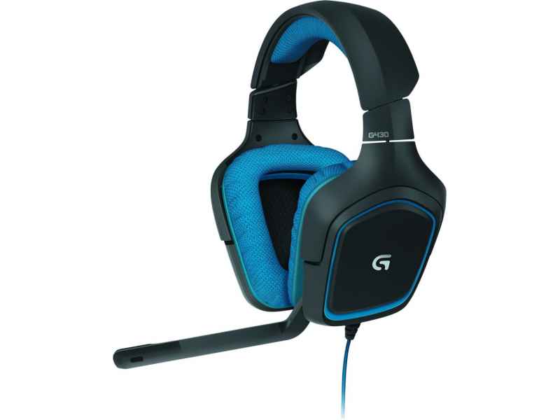 Logitech G430 Binaural Head-band Black,Blue headset 981-000537