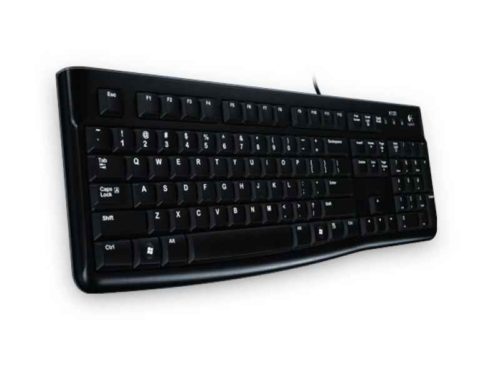 Logitech K120 USB QWERTZ German Black 920-002489