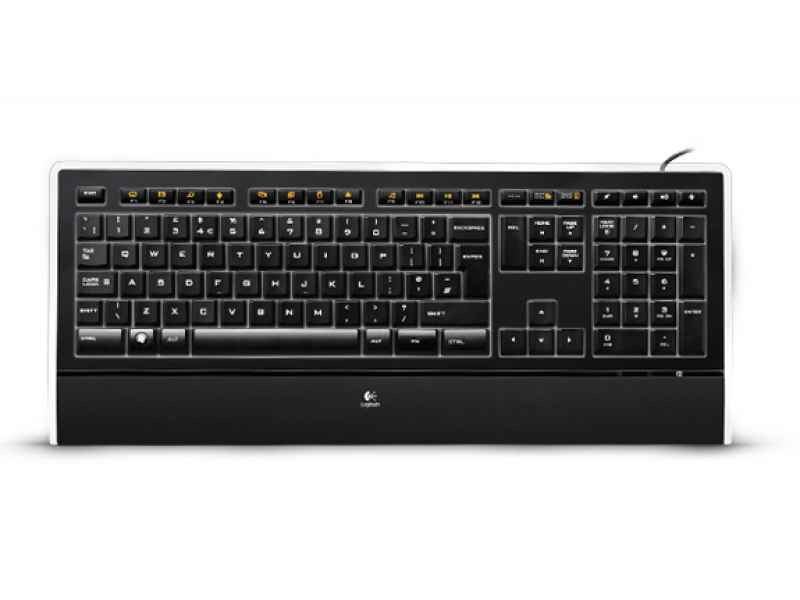 Logitech K740 USB QWERTZ German Black 920-005687