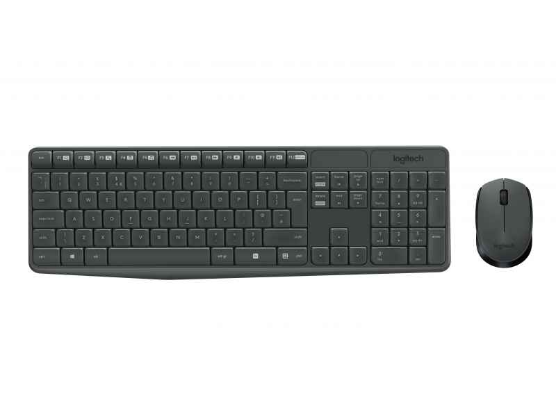 Logitech MK235 RF Wireless QWERTZ German Grey 920-007905