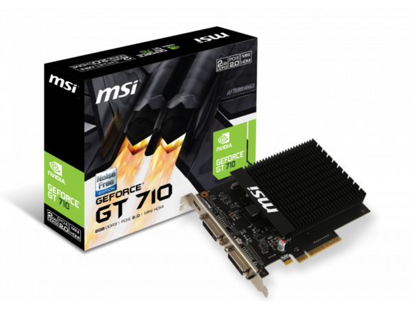 MSI GT 710 2GD3H H2D GeForce GT 710 2GB GDDR3 V809-2204R
