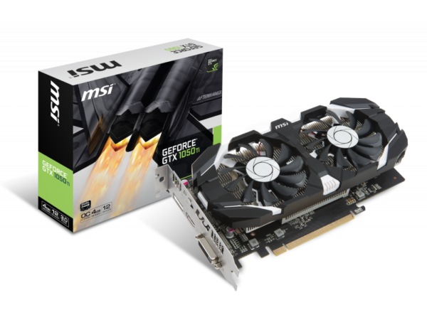 MSI GeForce GTX 1050 Ti 4GT OC GeForce GTX 1050 Ti 4GB GDDR5 V809-2277R