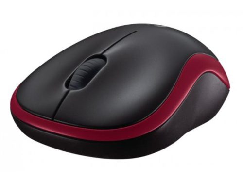 Mouse Logitech Wireless Mouse M185 Red 910-002240