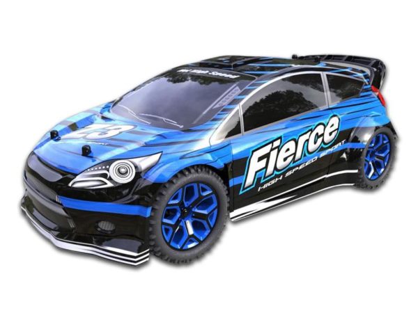 RC Race Car 118 - X-Knight 4WD Fierce 2.4GHz (Fiesta Look, Blue)