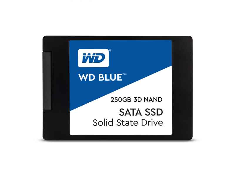 SSD 250GB WD Blue 2,5 (6.3cm) SATAIII 3D 7mm intern bulk WDS250G2B0A