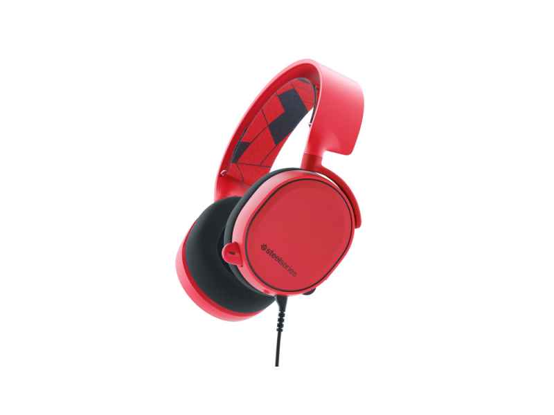 SteelSeries Arctis 3 Binaural Head-band Red headset 61435