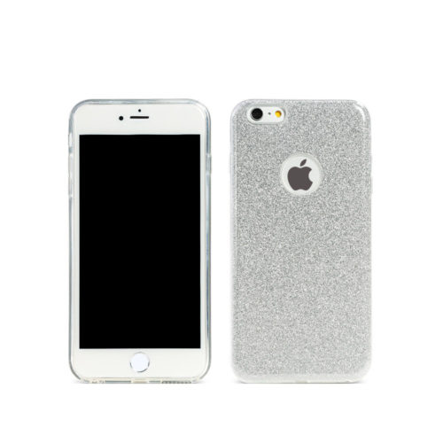 Προστατευτικό για το iPhone 6 / 6S, Remax Glitter, TPU, λεπτός, αργυρός - 51428