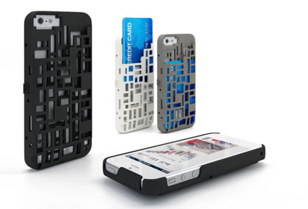 Freshfiber Θήκη Mondriaan με Υποδοχή Καρτών για iPhone 4/4S - Λευκό