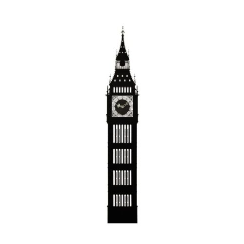 Αυτοκόλλητο Ρολόι Τοίχου Big Ben