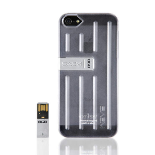 Θήκη Veho SAEM S7 για iPhone 5/5S με 8GB USB - Διάφανο