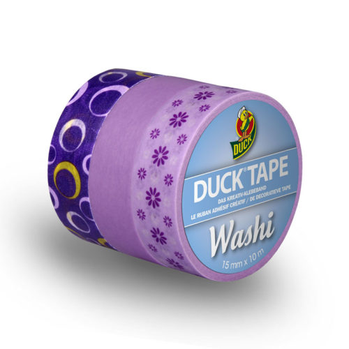 DuckTape Washi Purple Set - Σετ με τρεις μωβ ταινίες